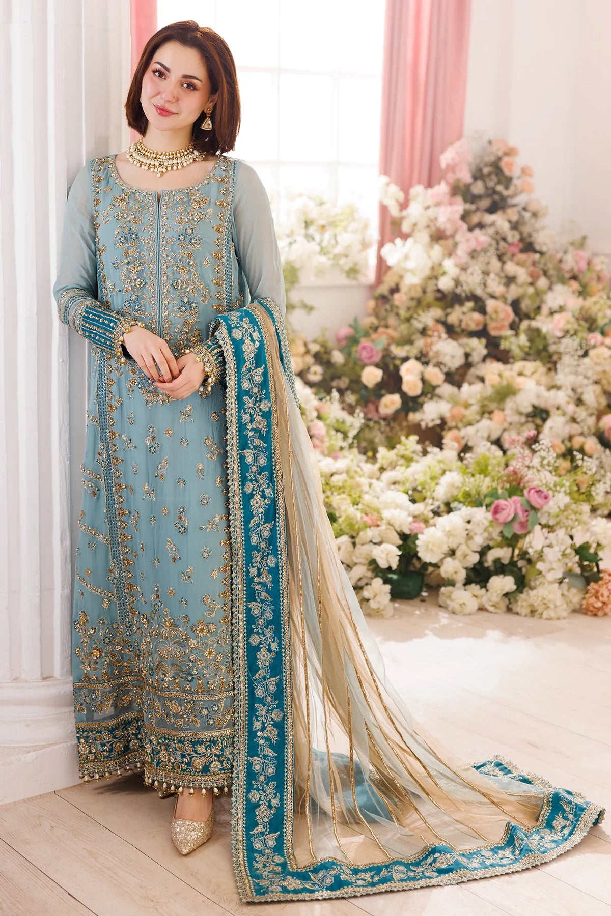 Charizma EMBROIDERED CHIFFON UNSTITCHED 3PC SET | KPA0050