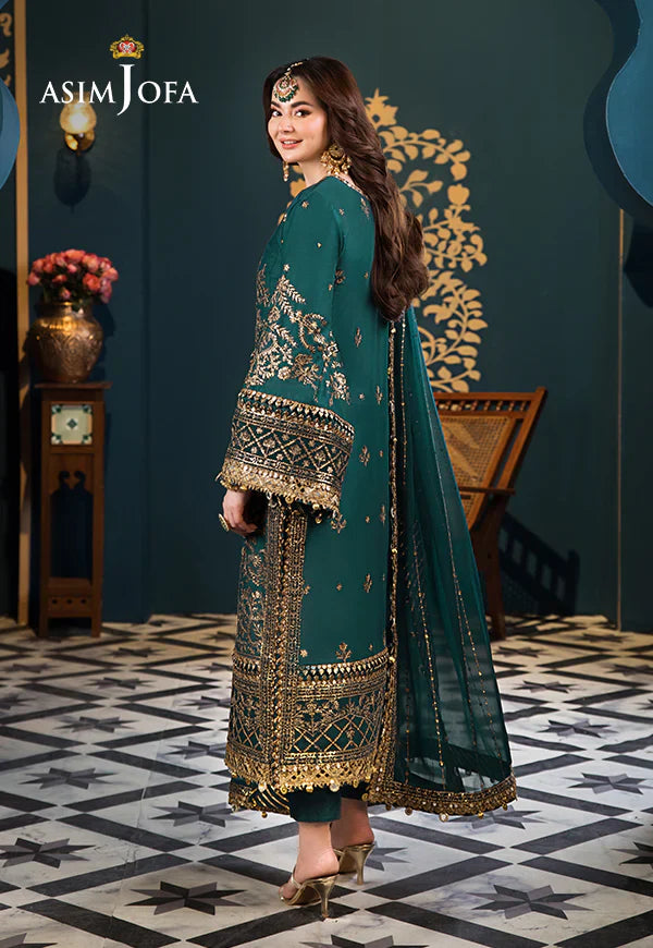 ASIM JOFA CHIFFON UNSTITCHED 3PC SET | KPA0055