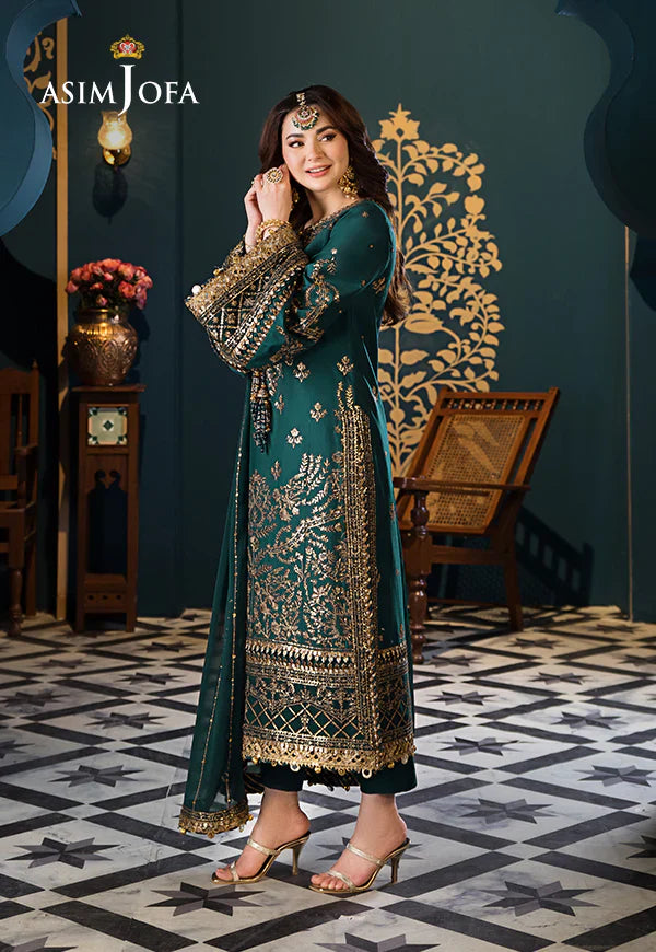 ASIM JOFA CHIFFON UNSTITCHED 3PC SET | KPA0055