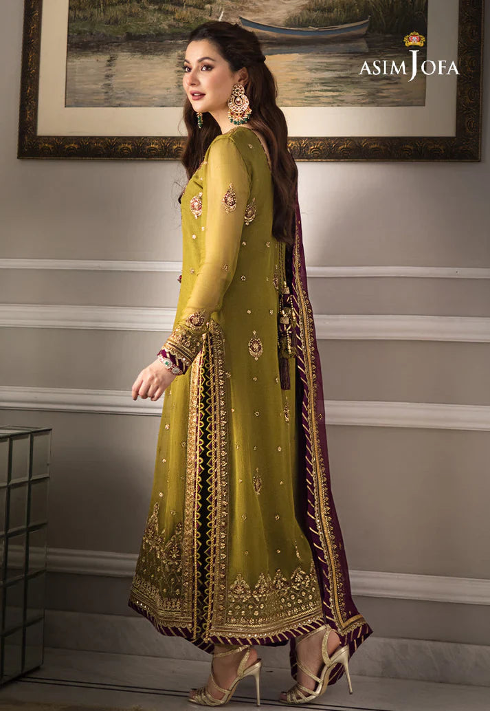 ASIM JOFA EMBROIDERED UNSTITCHED 3PC SUIT | KPA0066