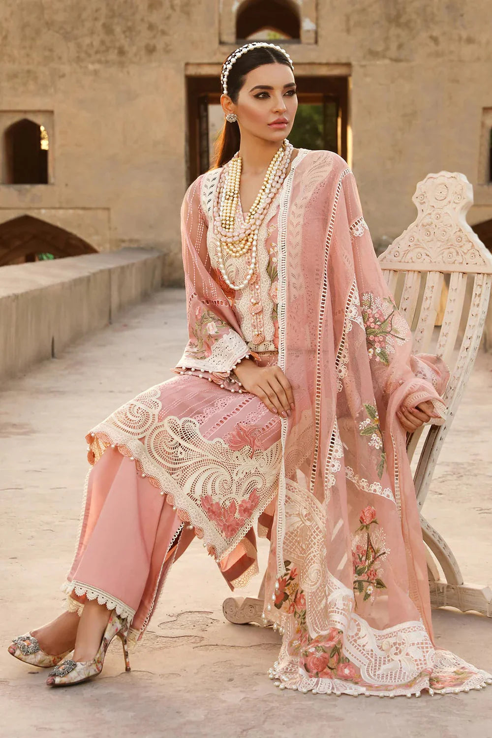 EMBROIDERED LAWN UNSTITCHED 3PC SET | KPA0006