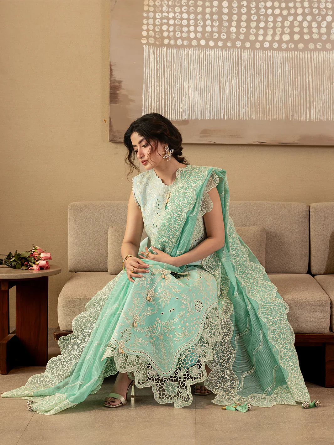 MAHNUR COTTON EMBROIDERED UNSTITCHED 3PC SUIT | KPA0108
