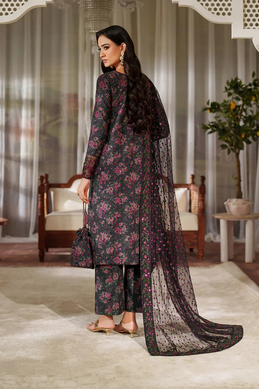 IZNIK LAWN PRINTED UNSTITCHED 3PC SUIT | KPA0103