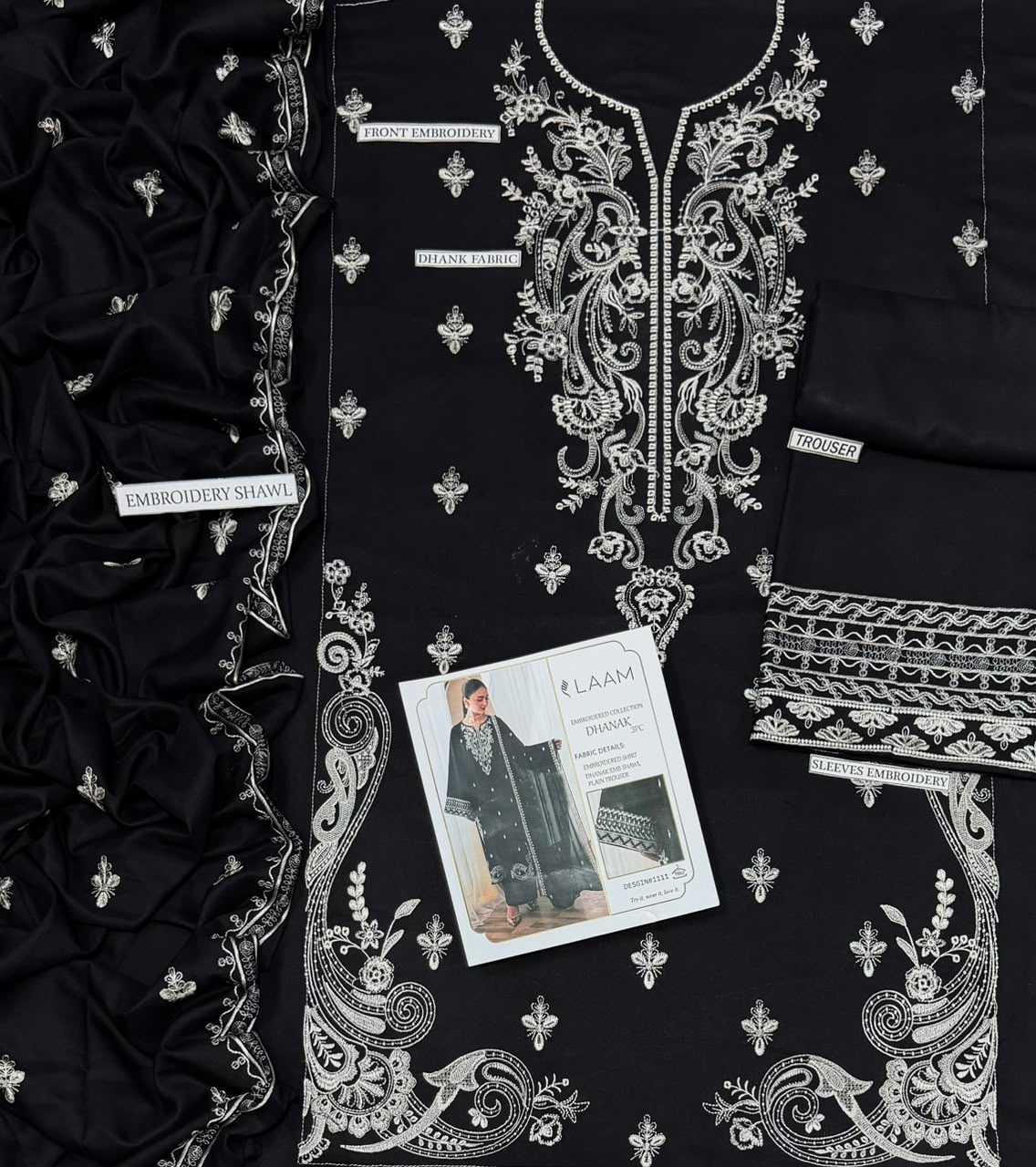 DHANAK EMBROIDERED