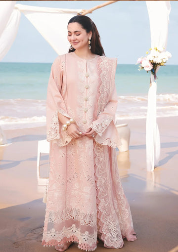 Premium Embroidered Lawn Collection – Unstitched 3 Piece Suit