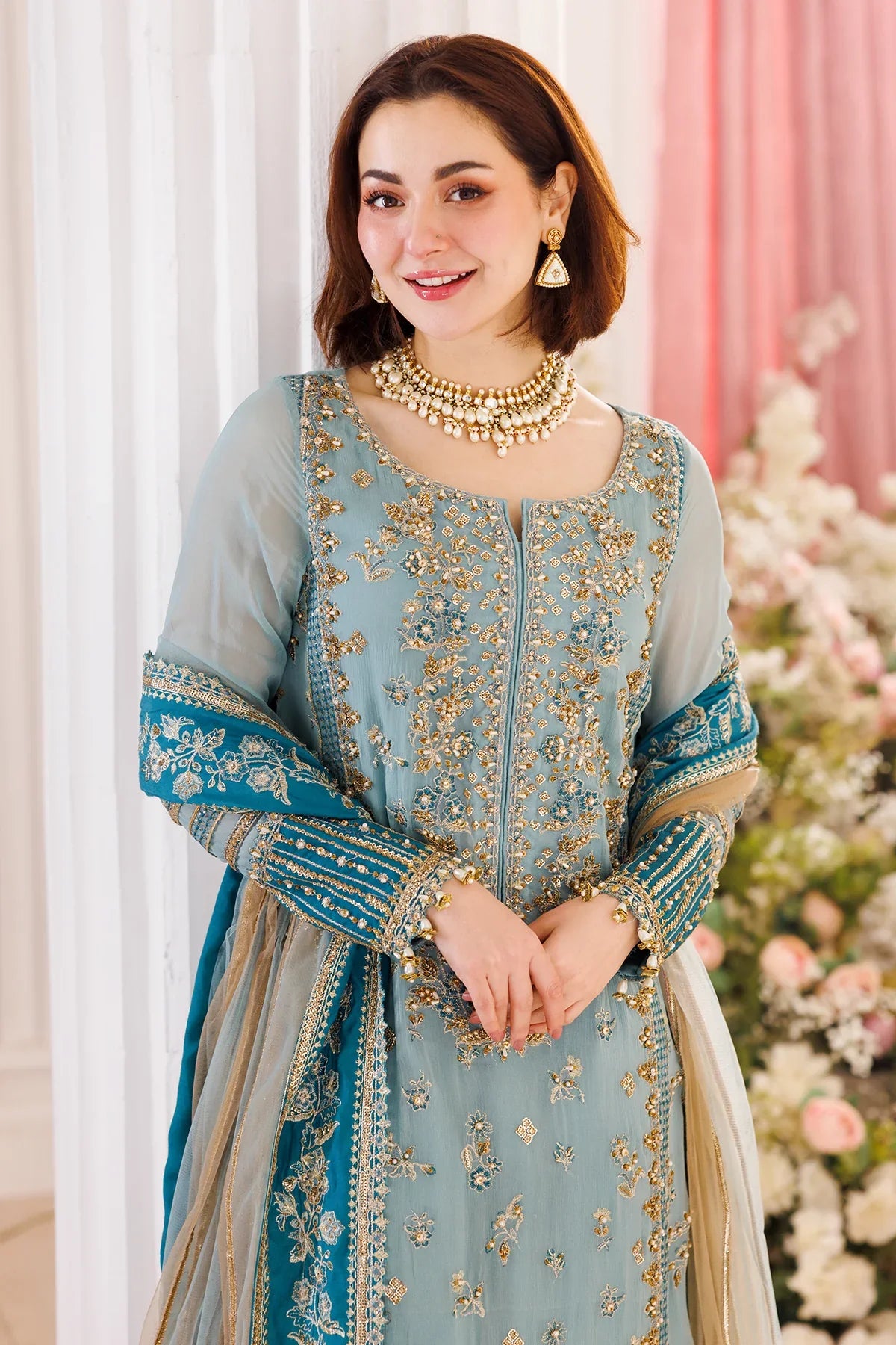 Charizma EMBROIDERED CHIFFON UNSTITCHED 3PC SET | KPA0050
