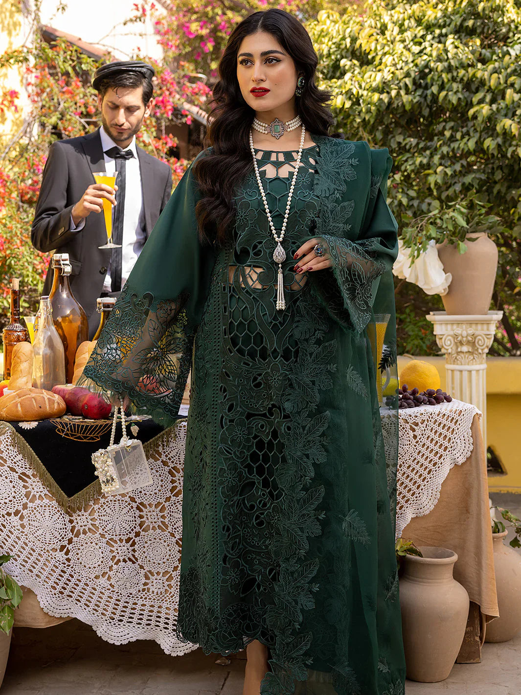 EMBROIDERED LAWN UNSTITCHED 3PC SET | KPA0002