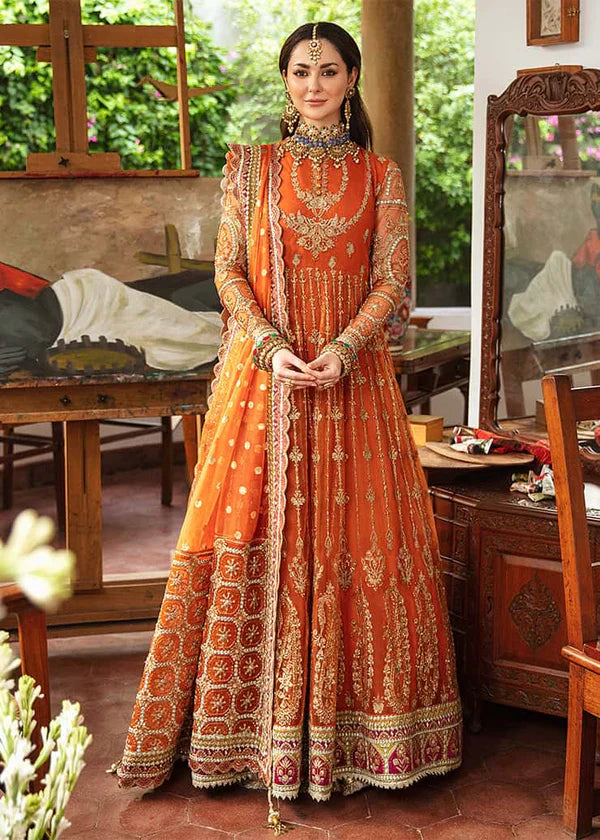 AFROZEH EMBROIDERED UNSTITCHED 3PC MAXI | KPA0125