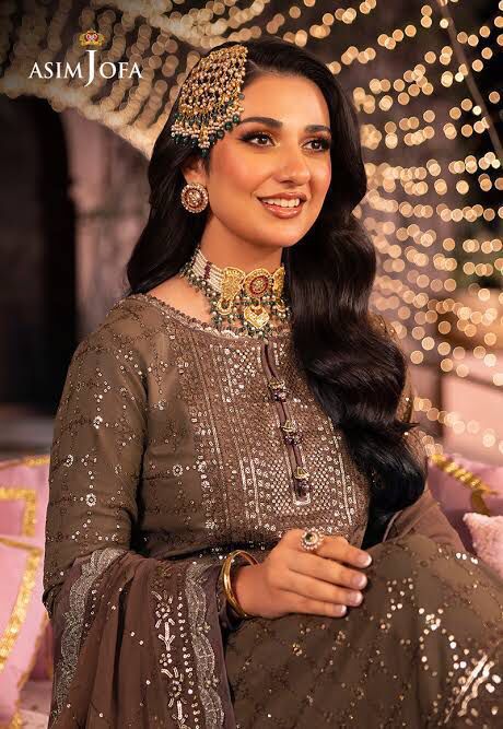Asim Jofa CHIFFON Unstitched 3PC SUIT| KPA0057