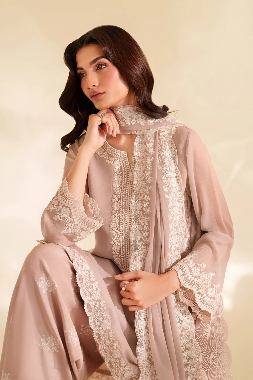 RANGRASIYA EMBROIDERED LAWN UNSTITCHED 3PC SET | KPA0049