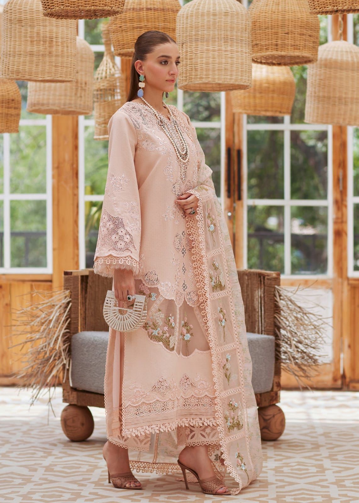 CRIMSON EMBROIDERED LAWN UNSTITCHED 3PC SET | KPA0053