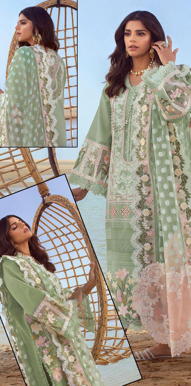 EMBROIDERED LAWN UNSTITCHED 3PC SET | KPA0007