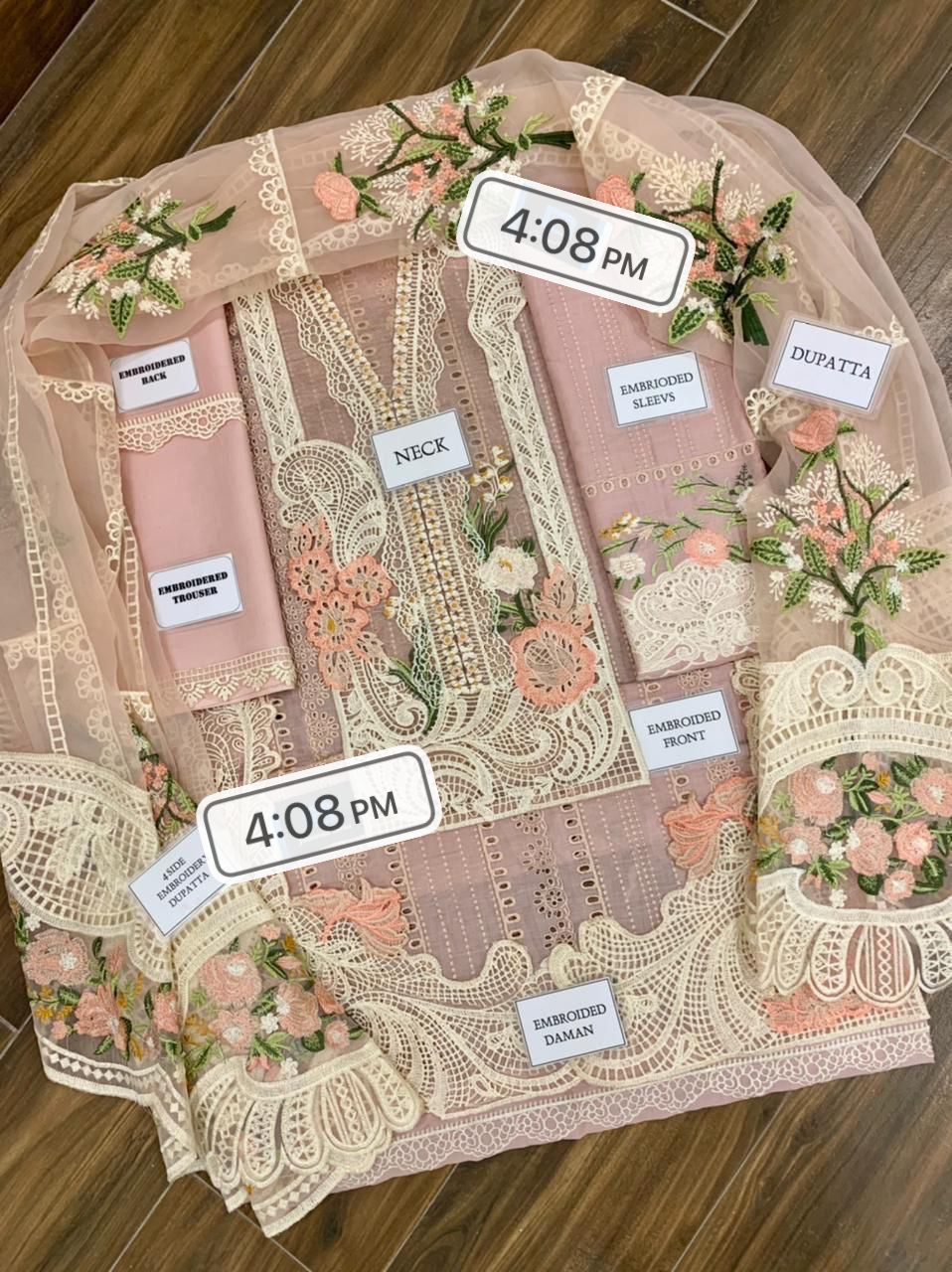 EMBROIDERED LAWN UNSTITCHED 3PC SET | KPA0006