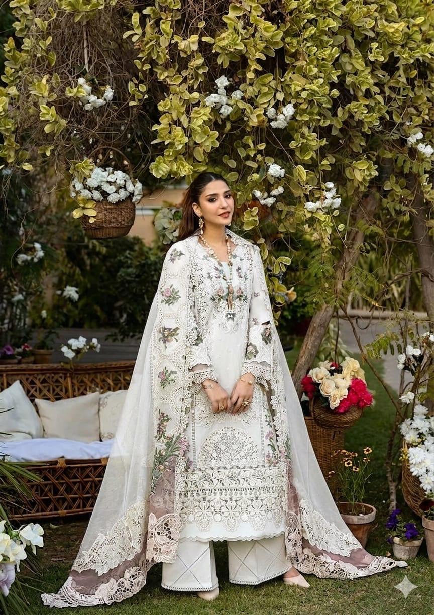 ELAF EMBROIDERED LAWN UNSTITCHED 3PC SET | KPA0019