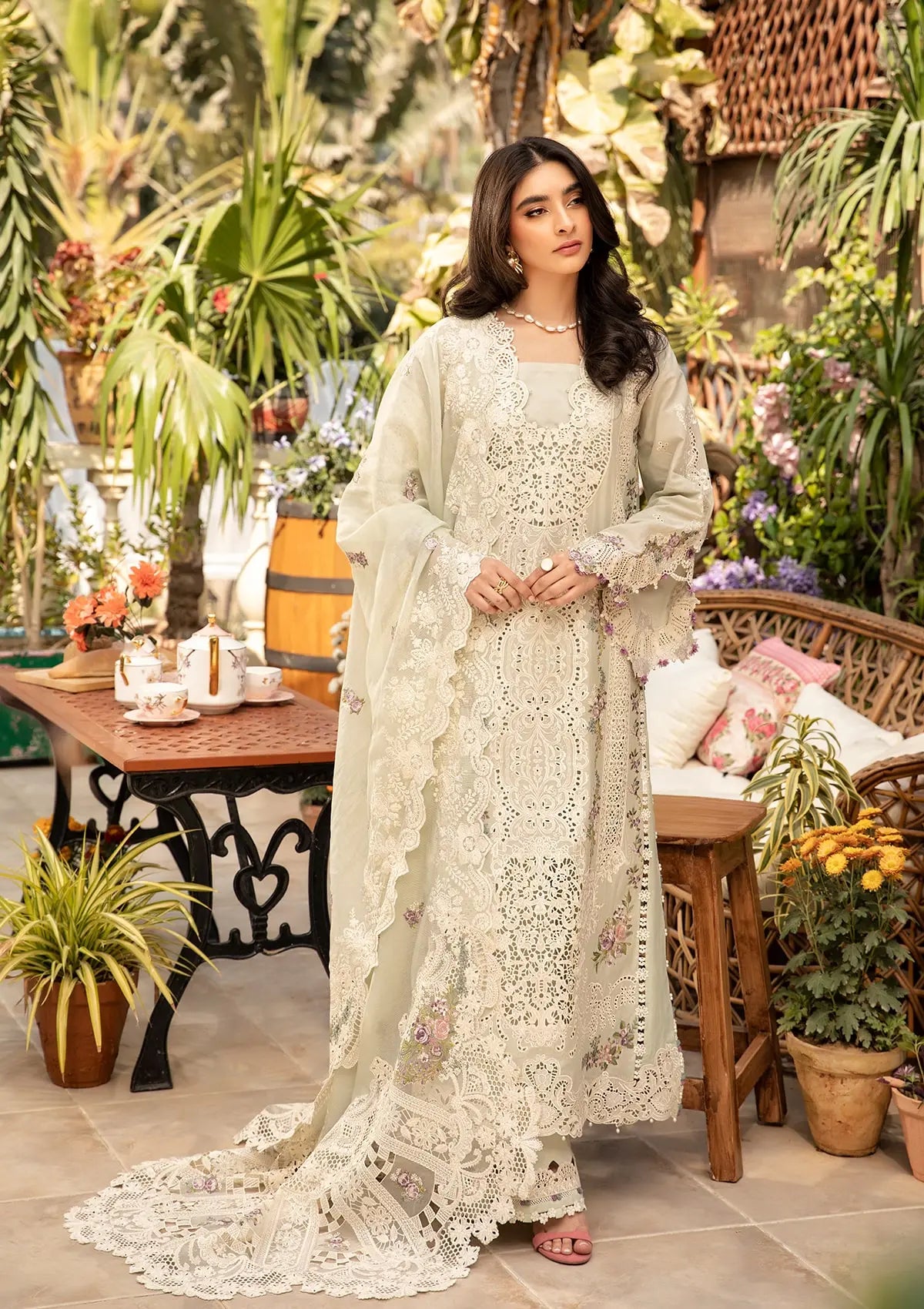 EMBROIDERED LAWN UNSTITCHED 3PC SET | KPA0030