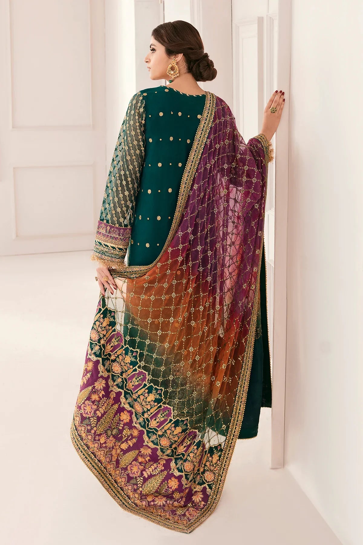 BAROQUE EMBROIDERED UNSTITCHED 3PC SUIT | KPA0069