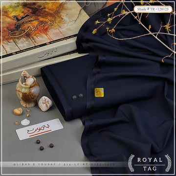 Royal Tag | Crafted by Libas e Yousaf | Wash & Wear | Summer | Navy Blue