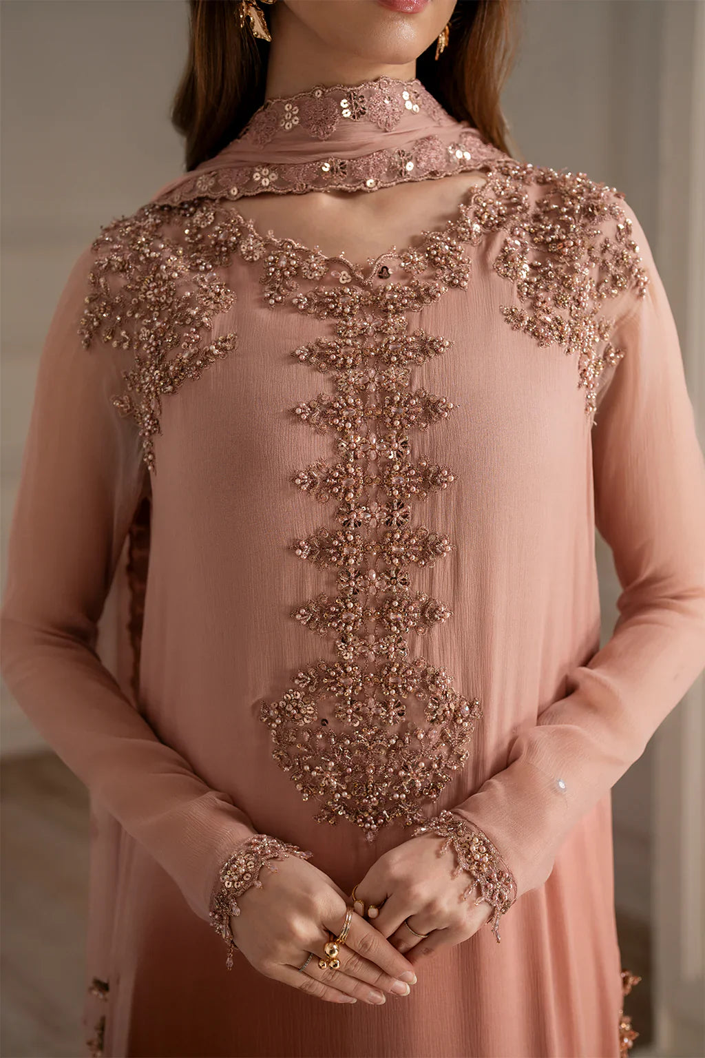 IZNIK CHIFFON Unstitched 3PC SUIT| KPA0056