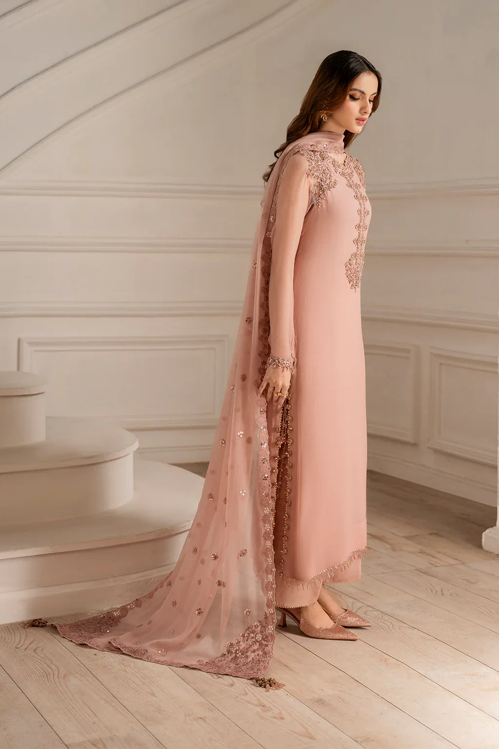 IZNIK CHIFFON Unstitched 3PC SUIT| KPA0056