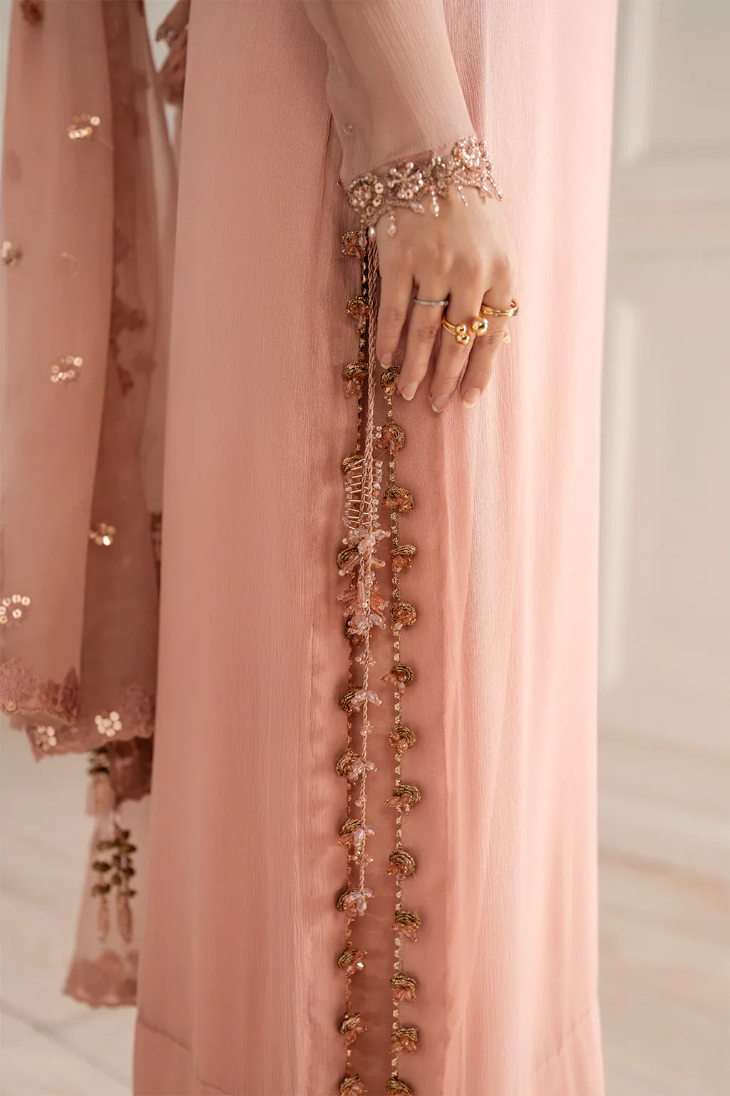 IZNIK CHIFFON Unstitched 3PC SUIT| KPA0056