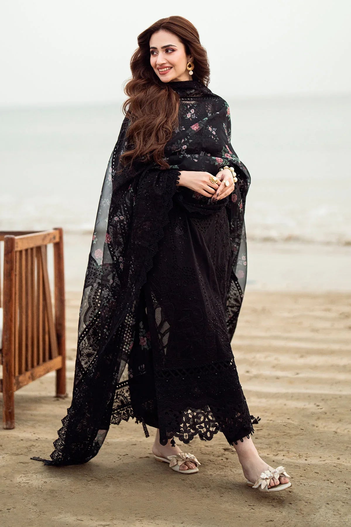 NUREH LAWN EMBROIDERED UNSTITCHED 3PC SUIT | KPA0104