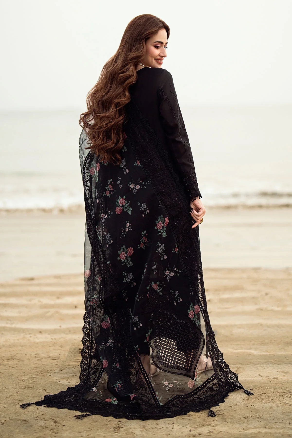 NUREH LAWN EMBROIDERED UNSTITCHED 3PC SUIT | KPA0104