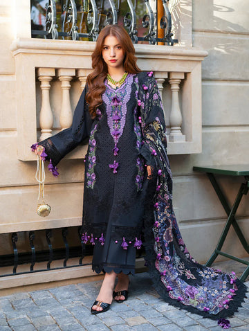 Jade EMBROE LUXURY EMBROIDERED UNSTITCHED 3PC SUIT | KPA0081