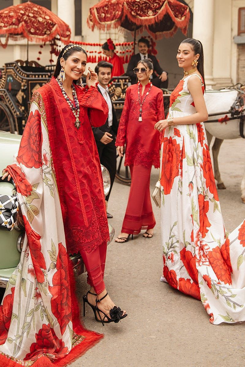 EMBROIDERED LAWN UNSTITCHED 3PC SET | KPA0016