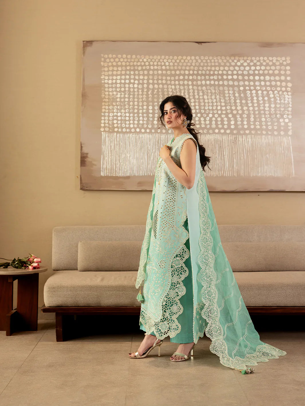 MAHNUR COTTON EMBROIDERED UNSTITCHED 3PC SUIT | KPA0108