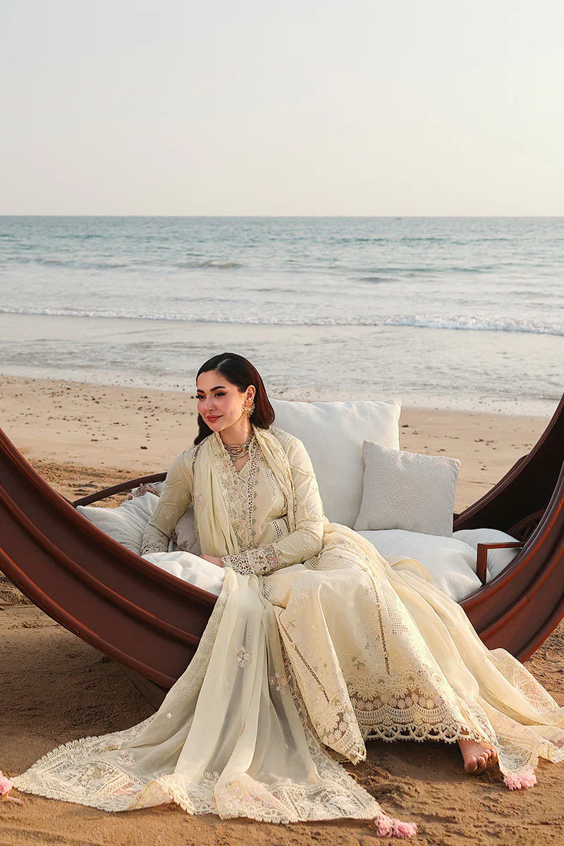 QALAMKAR COTTON EMBROIDERED UNSTICHED 3PC SUIT | KPA0080