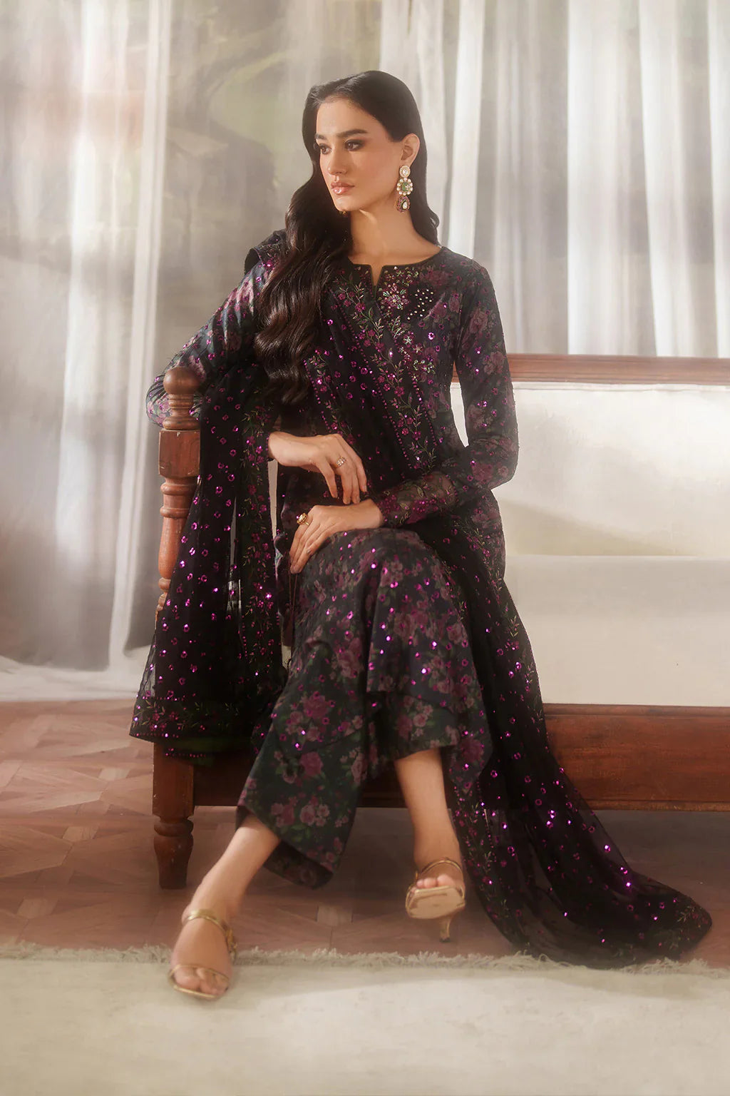 IZNIK LAWN PRINTED UNSTITCHED 3PC SUIT | KPA0103