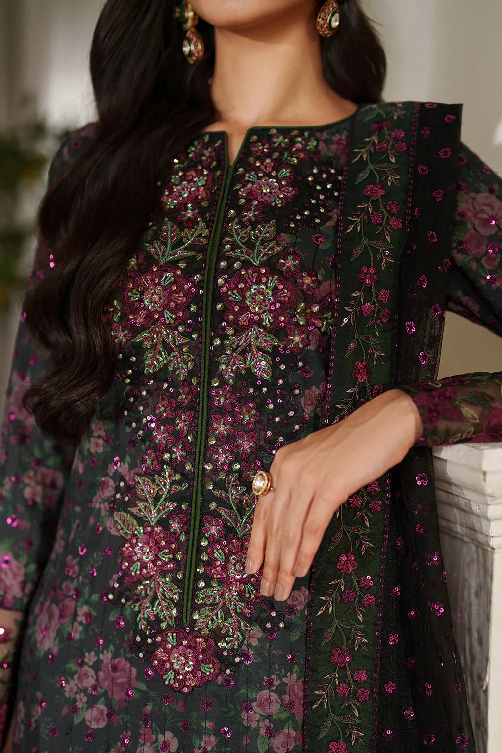 IZNIK LAWN PRINTED UNSTITCHED 3PC SUIT | KPA0103