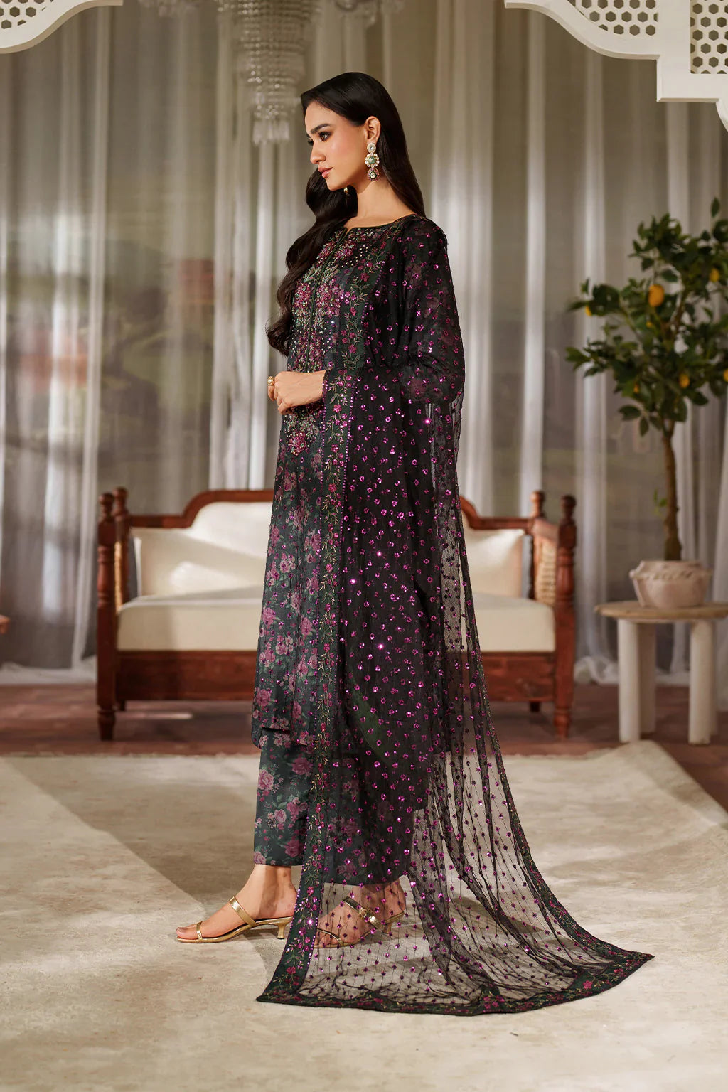 IZNIK LAWN PRINTED UNSTITCHED 3PC SUIT | KPA0103