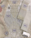 Heavy Embroidered Organza Dress with Satin Silk Trouser and Dupatta