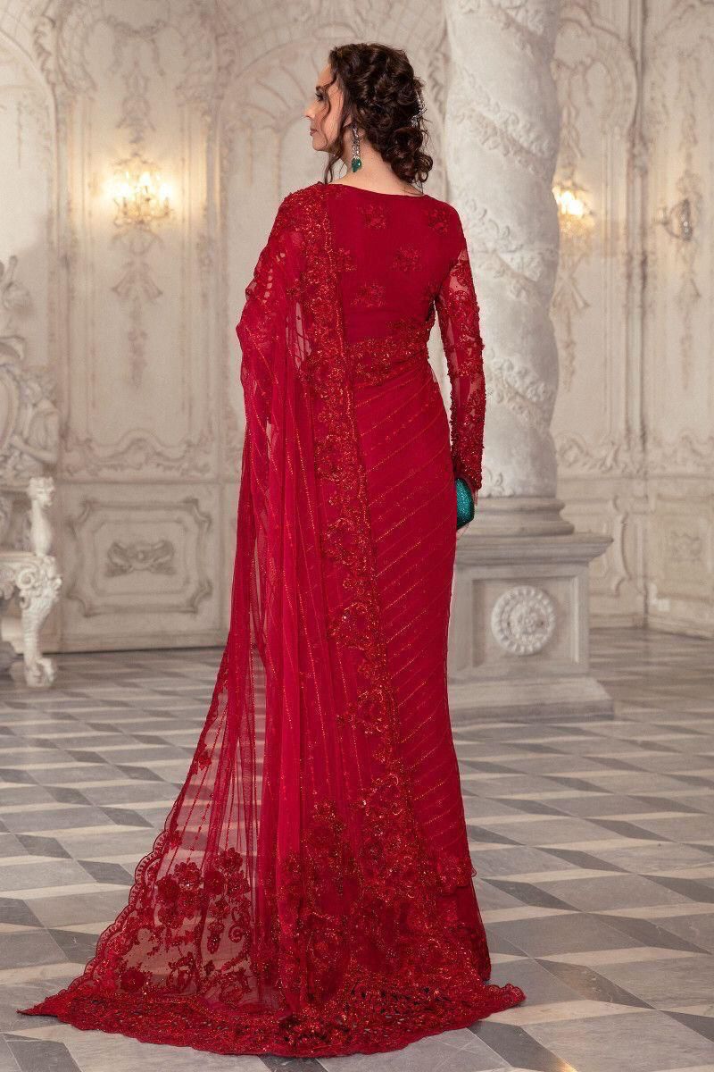 MARIA B – Saree Exclusive Collection (RED)