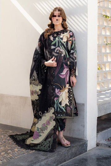 Lulusar Digital Printed 3-Piece Silk Suit ( Design 37)