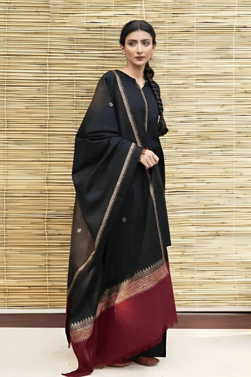 URGE Dhanak 3PC Embroidered Suit ( Article 3)