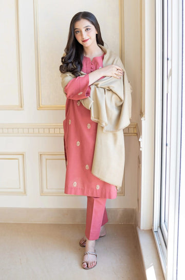 URGE Dhanak 3PC Embroidered Suit ( Article 11)
