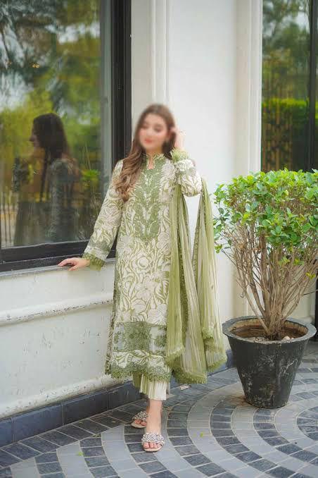 Aneelas Printed UNSTITCHED 3PC SUIT | KPA0095
