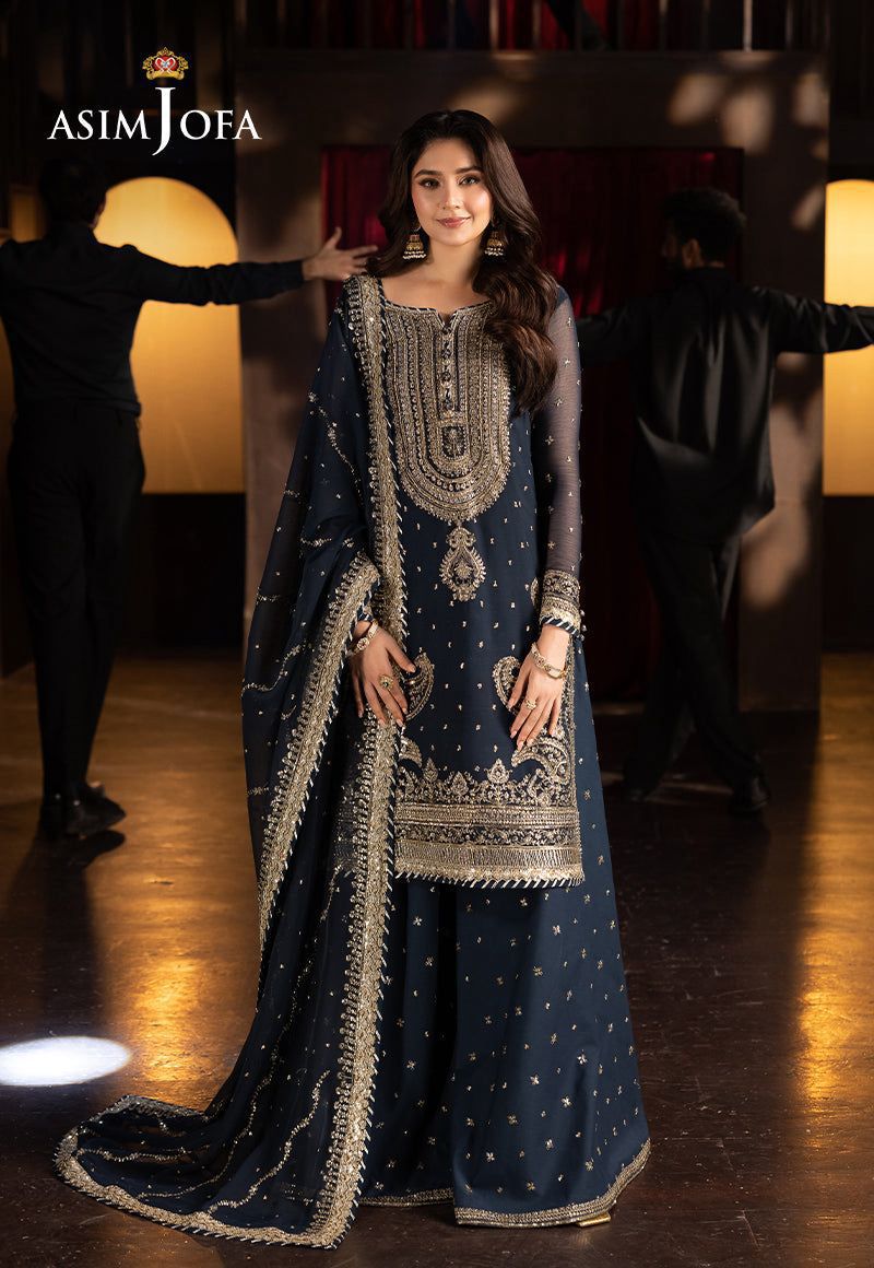 ASIM JOFA GLOBAL – Luxury Chiffon Gharara Collection