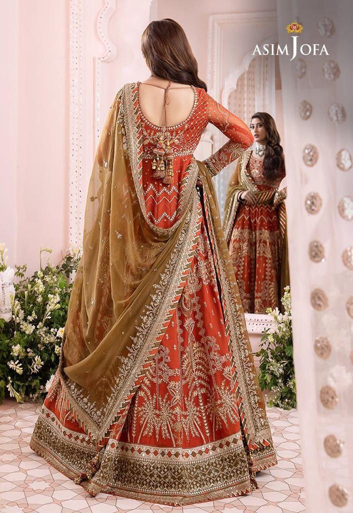 ASIM JOFA HEAVY EMBROIDERED UNSTITCHED 3PC MAXI | KPA0122