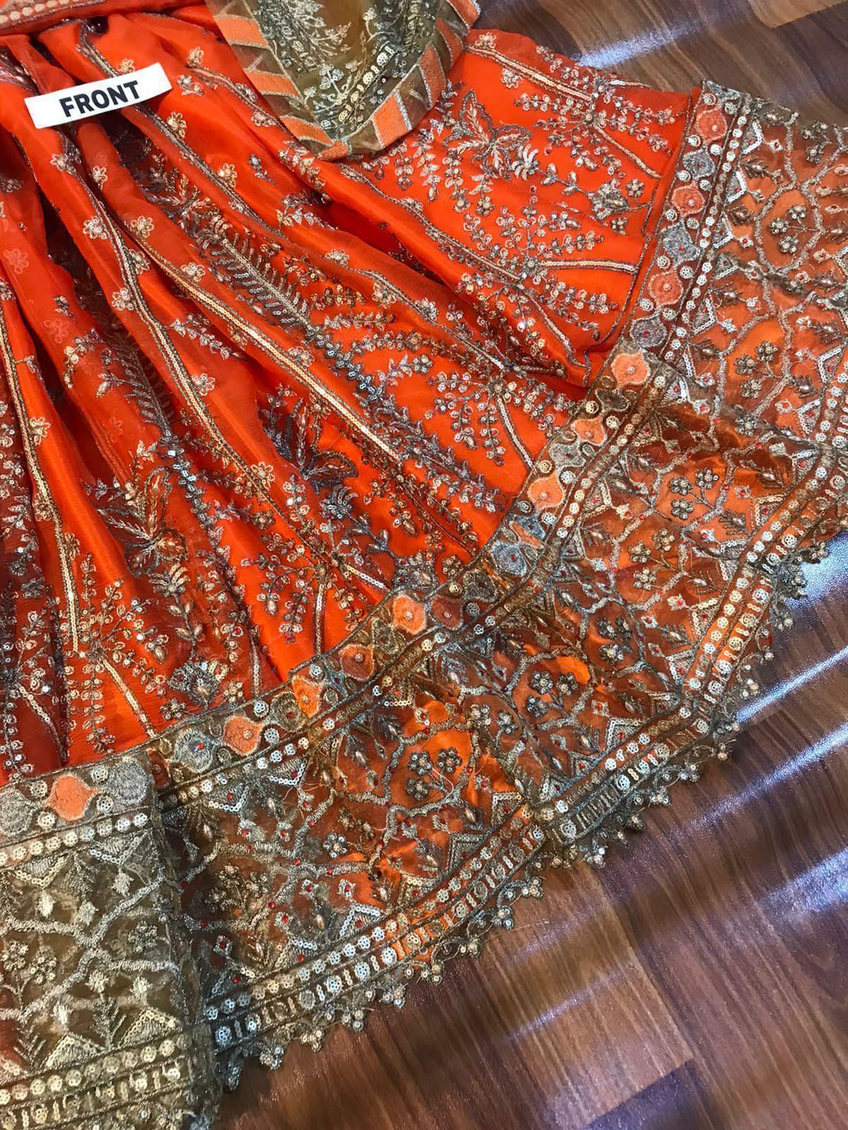 ASIM JOFA HEAVY EMBROIDERED UNSTITCHED 3PC MAXI | KPA0122