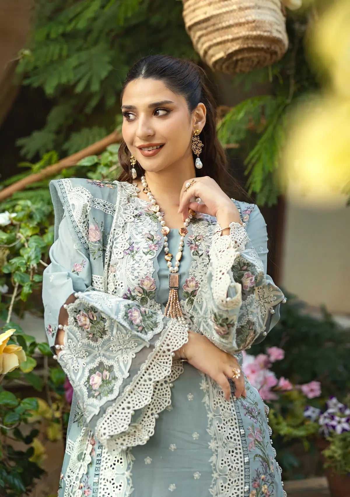 ELAF EMBROIDERED LAWN UNSTITCHED 3PC SET | KPA0019