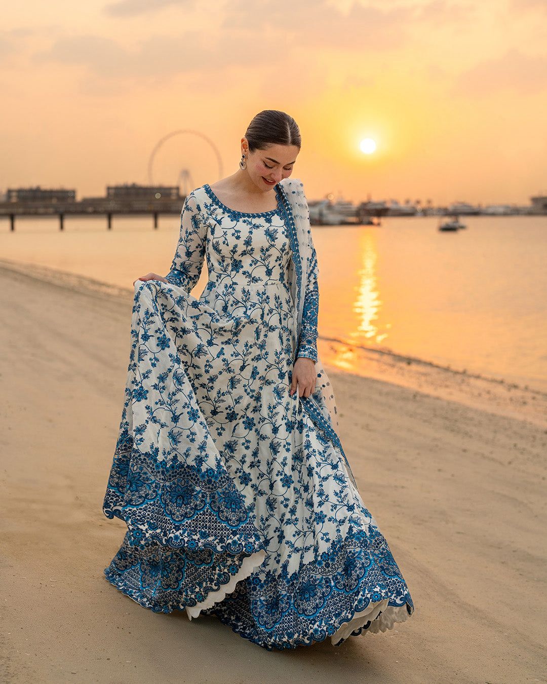 FAIZA SAQLAIN EMBROIDED UNSTITCHED 3PC SUIT | KPA0084
