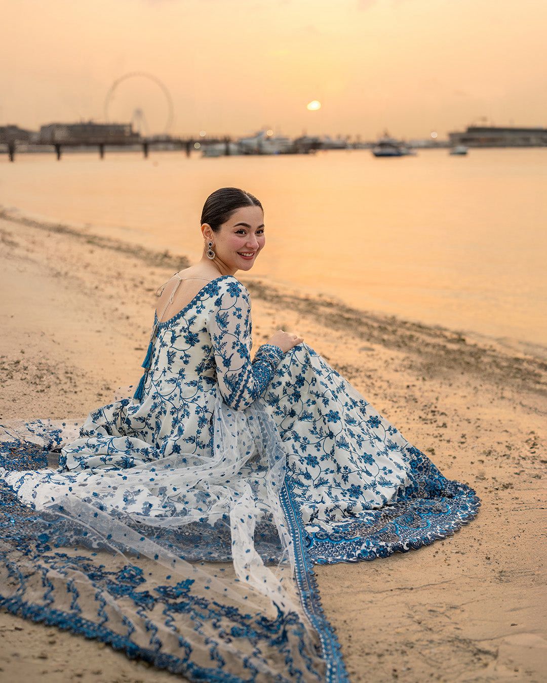 FAIZA SAQLAIN EMBROIDED UNSTITCHED 3PC SUIT | KPA0084