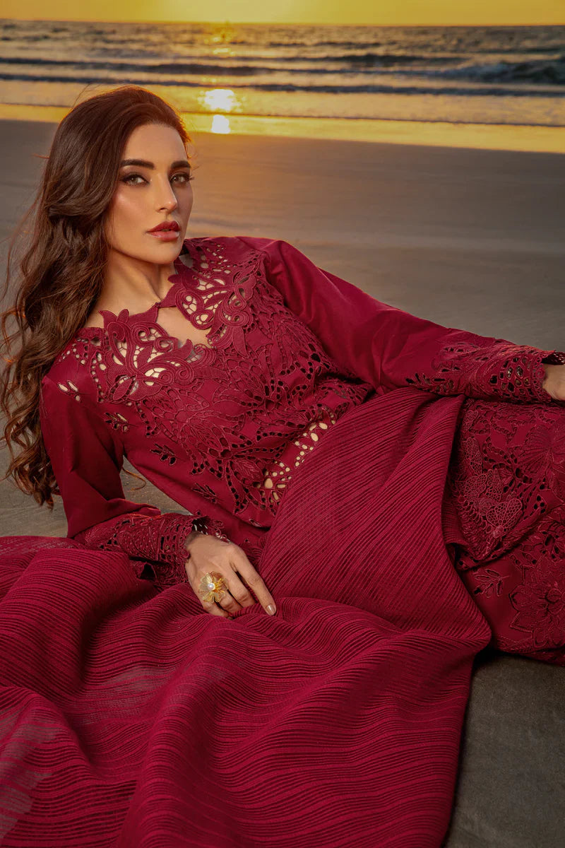 EMBROIDERED LAWN UNSTITCHED 3PC SET | KPA0024