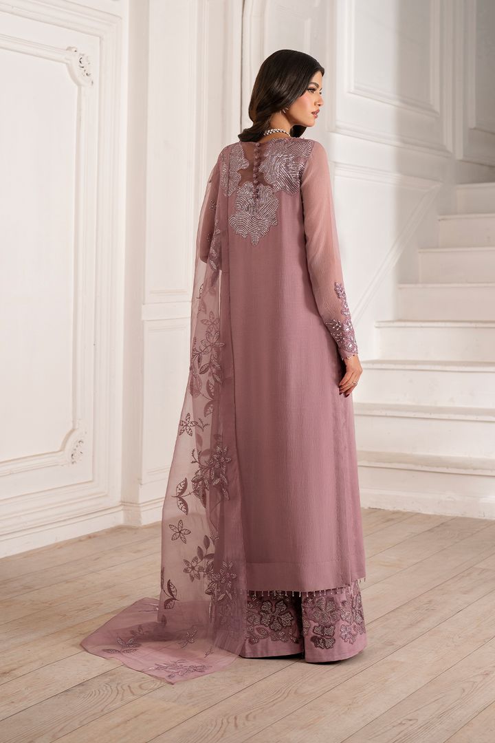 IZNIK CHIFFON EMBROIDERED UNSTITCHED 3PC SUIT | KPA0067